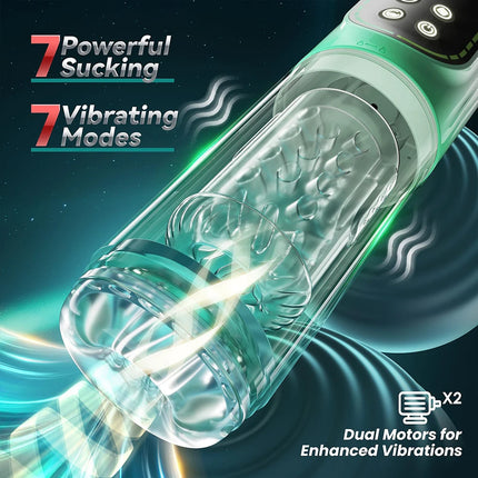 9 In 1 Multi-Functional Vacuum Pump Cook Exerciser Enlargers Penis pump Male Pocket Pussies Masturbator Equipment