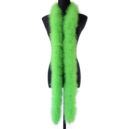 2M Soft Turkey Marabou Feather Boa 11-50g for Scarf Clothing Christmas Tree Decor Shawl Craft Costume Wedding Dress Plume Boas