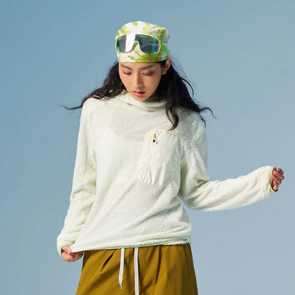Unisex THERMOLITE® All Season Thermal Hoodie 190g Ultralight Breathable Fleece Mid Layer with Thumbholes & Zip Pocket