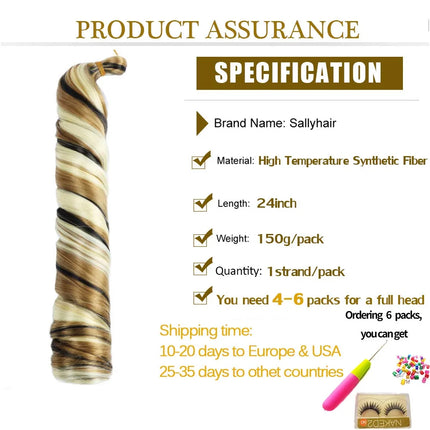 Synthetic 18inch French Curls Braiding Hair Crochet Braids 45cm Ombre Braiding Hair Curls 150g Pre Stretched Extensions Bulk