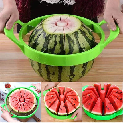 Manual Watermelon Slicers Cutter Stainless Steel Creative Labor-Saving Fruit Slicing Tool Large Fruit Dividers Kitchen Gadgets