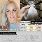 Silver / 4packs / 35%-45%|12inch 30cm