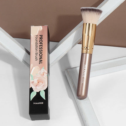 Maange 1PCS Makeup Brush with Box Foundation Concealer Powder Blush Contour Brush Dense Soft Bristle Brush Beauty Tool For Women
