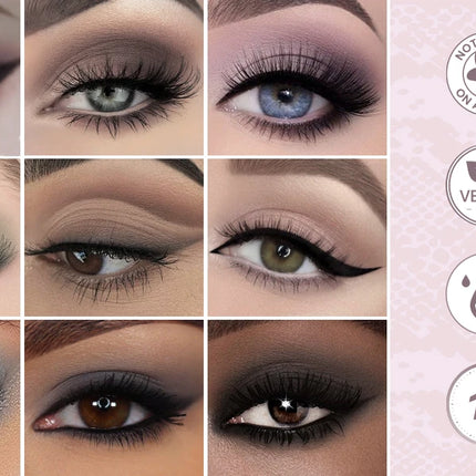 Afflano 12 Colors Eyeshadow Palette Powder Matte Shimmer Nude Beige Brown Natural Colors Highly Pigmented Blendable Eye Makeup