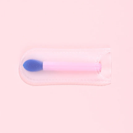 1PCS Small Makeup Brushes Lipstick Applicator Brushes With Anti-lost Cover For Lip Care Makeup Use Silicone Lip Brush
