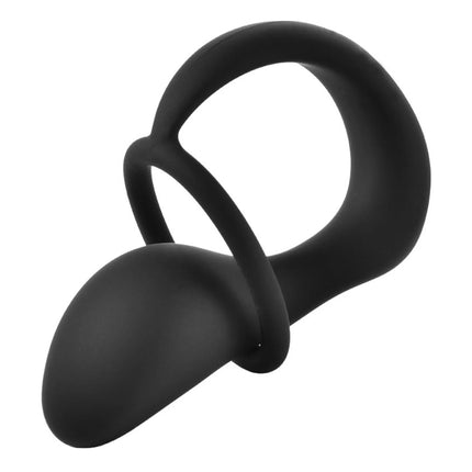 Male Anal Plug With Penis Ring Sex Toys G-spot Prostatic Massage Cock Ring Silicone Butt Plug Gay Sex Game Adult Supplies