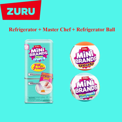 ZURU Mini Brands Food Fill The Fridge Series 1 Plauset Brands Home Capsule  Creating DIY A Mini KitchenMasterChef Food Series