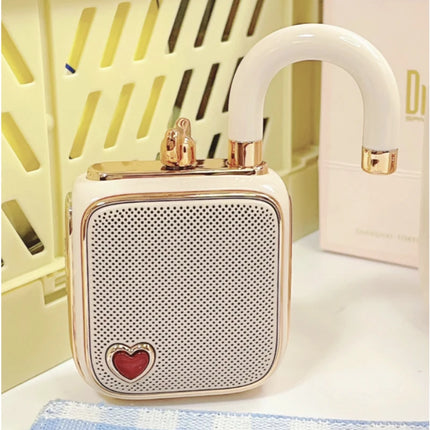 Divoom Love Lock Bluetooth Wireless Speaker TWS Mini Music Player Valentine's Day Gift Confession Phonograph Recorder