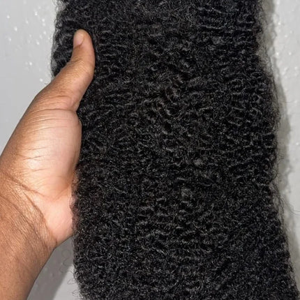 150gram Afro Kinky Bulk Human Hair For Braid Twists Curly Hair Extension Dreadlock Extension Create Dreadlocks