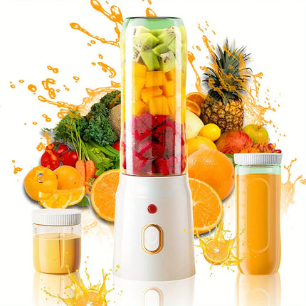Portable mini blender for shakes and smoothies, USB rechargeable, personal handheld fresh juice blender