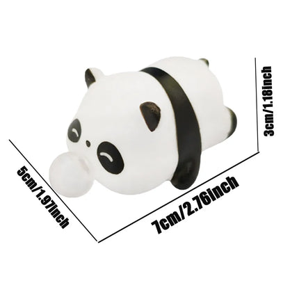 Cute Animal Bubble Squeeze Toys, Panda & Pig Slow Rebound Squishies Office Gags and Stress Relief Viral Desk Gadgets for Pranks