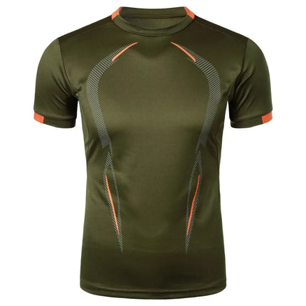 Summer Gym Breathable T Shirt Men Quick Drying Jogging Tops Men Lightweight Training Tees Fitness Tops Running Sweatwear