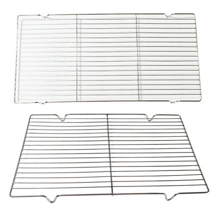 1PCS Stainless Steel Mat Net Grid Shape Rectangle Grill Grilling Mesh Net BBQ Tools Square Barbecue Net Barbecue Stove Parts