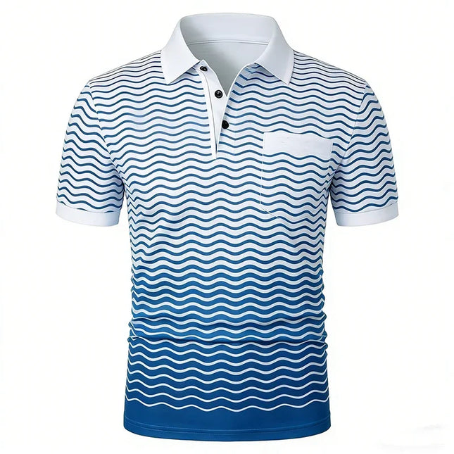 Men's Short Sleeve Shirt Breathable Digital Printing Pattern Polyester 100% Summer Casual Color Men's Clothing Comfortable