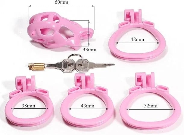 6.0 3D Printing Chastity Cage Curve Rings Fidelity Cage Extreme Micro Cock Cage Hentai Invisible Sex Toy for Male SM Sex Game