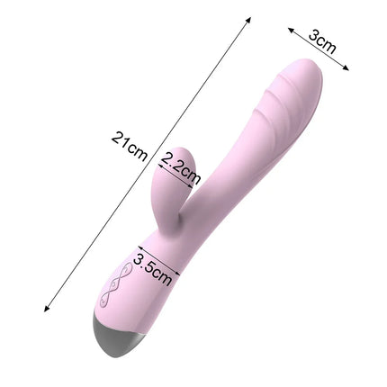 Powerful Rabbit Vibrator For Women Clitoris Stimulator G Spot Vagina Massager Dildo Female Masturbator AV Wand Adult Sex Toy 18+