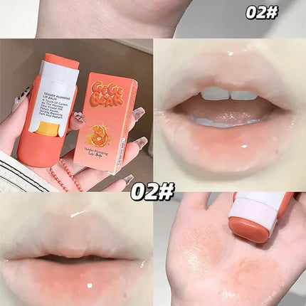 Gegebear Delicate and Moisturizing Lip Balm, Colorless Lip Care, Summer Moisturizing and Hydrating, Lipstick Primer, Lip Balm for Beauty, Moisturizing and Repairing, Anti-Dry and Anti-Cracking, Refreshing and Non-Sticky, Long