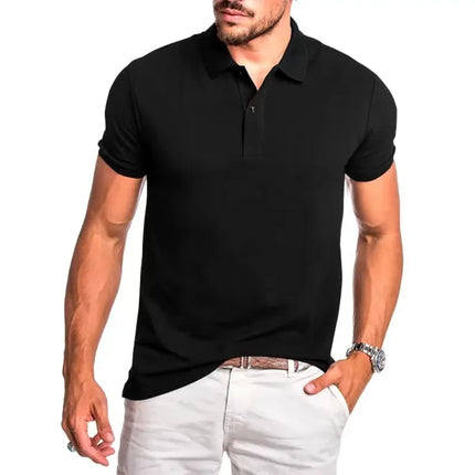 2024 Golf High Quality Luxury Men's Business Polo Shirt Printed Summer Outdoor Fitness Jogging Quick Drying T-Shirt