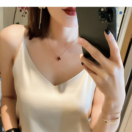 2024 Summer Camisole Slim Vest Sexy Women Sleeveless V-Neck Gray Tee Tank Tops Female Solid Black/White Korean Crop Tops Y2k