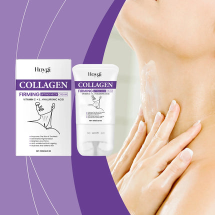 Roll-On Neck Firming Cream - Hydrating Nourishing Massage Lotion for Smooth, Lifted & Youthful Supple Neck Skin