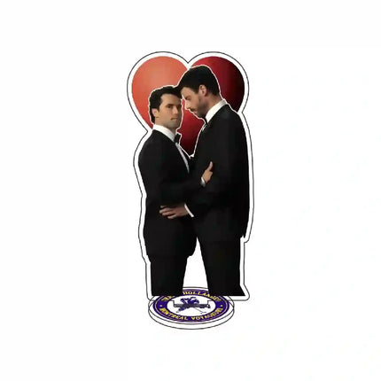 15cm Heated Rivalry Anime Acrylic Stand & Keychain HD Print Daily Style Desktop Decor Bag Charm Fans Gift