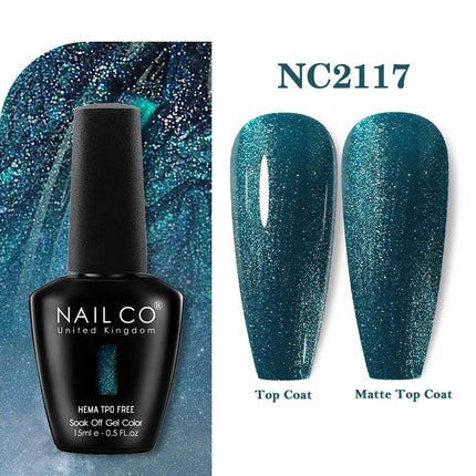 NAILCO 131Colors TPO FREE HEMA Vernis Semi Permanent UV Varnish Gel Nail Polish Nails Art Gel Manicure TOP BASE Varnish Hybrid