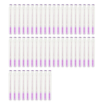 50pcs Reusable Eyelashes Brush Tube for Eyelash Extension Disposable Mascara Wands Eyebrow Brush Applicator EyeLash Brushes