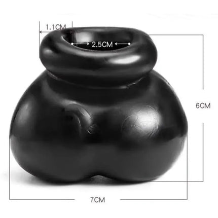 Soft Testicle Toys Male  Bondage Set Chastity Devices Scrotal Restraints Trainer Kit BDSM Cock Training  Adult Sex Toys Black18+