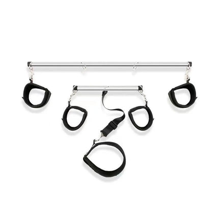SM Handcuffs Ankle Cuffs Traction Collars Female Slave Genital Training Devices Coercive Tools Leg Spreaders T-shaped Frame