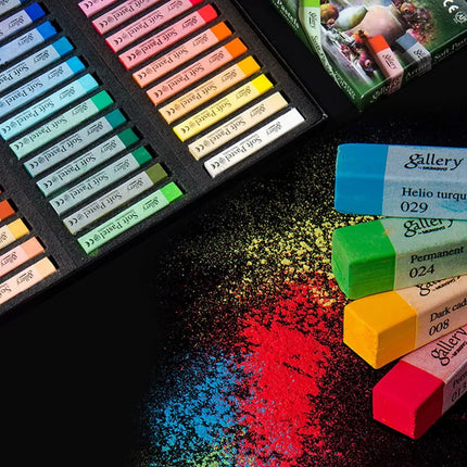 Mungyo Gallery Soft Pastel Square Chalk Sticks 12/24/36/48 Colors for Art Painting Drawing Blending Crayons Pastels Art Supplies