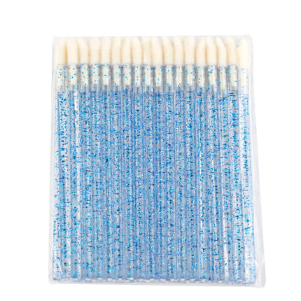 New 50 Pieces Lip Brushes Soft Lipstick Mascara Wands Applicators Eyelash Cleaner Cosmetic Brushes Women Make Up Tools