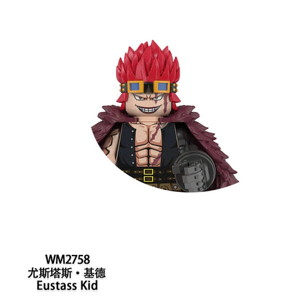 Japanese Anime Action Toy Doll Model WM6187 WM6188 WM6189 WM6191 For Children Series Character