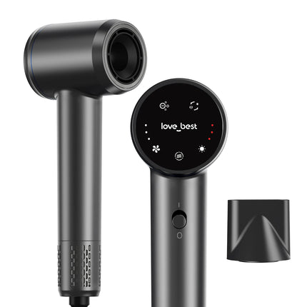 High Speed Hair Dryer 600 Million Negative Ion Hair Care 110000 RPM Fast Drying 220V (with EU Adapter) Wind Speed 64m/s