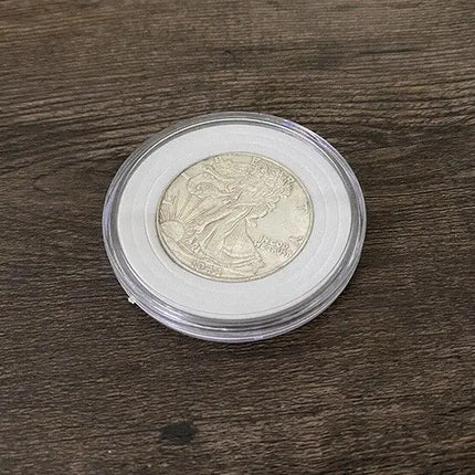 Gravity Flipper Coin (Walking Liberty Half Dollar) by Oliver Magic Tricks Coin Magic Close up Illusion Magicians Prop Gimmick