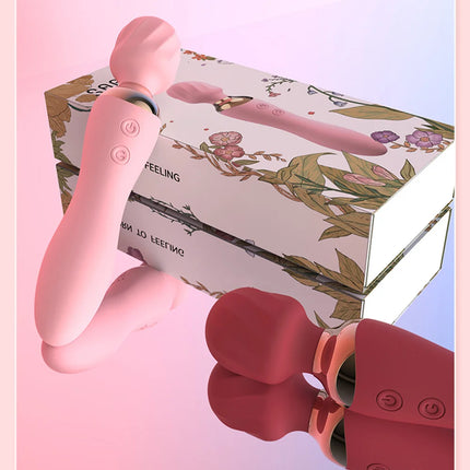 Powerful Vibrator Dildos Wand for Women 10 Modes Clitoris Stimulator G Spot Vagina Massager Female MasturbatorSex Toys Adults 18