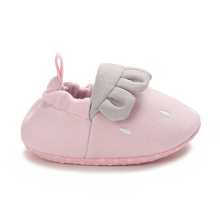 Spring and Autumn Baby Girl Baby Shoes Cute Strawberry Casual Sports Shoes Elastic Mouth Comfortable Baby Walking Shoes