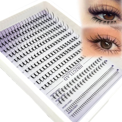HBZGTLAD Lash Nails Extra Long Lash Nails Lash Bundles Lash Stretchers Bottom and Pointed Lash Clusters DIY Fairy/Manga Eyelash