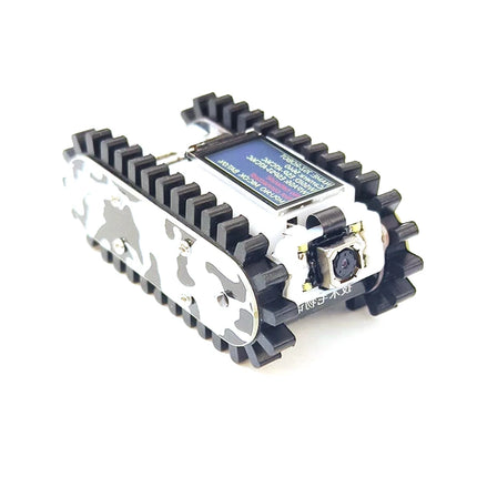 RC Tank Pipeline Inspection Wireless Video Car Track with Camera Maker Teaching ESP32 Scanning Code Networking DIY Program Toys