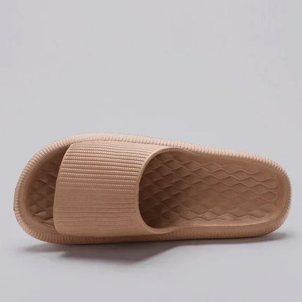 Women's Thick Platform Cloud Slippers EVA Soft Sole Pillow Slides Summer Beach Flip Flops Women Non Slip Bathroom Home Slippers