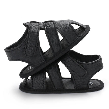 0-18M Baby Walking Sandals - Breathable Anti-Slip Soft Sole Shoes for Newborn Boys & Girls, Summer Infant First Walkers