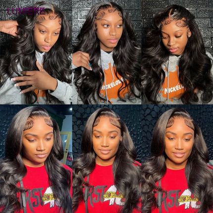 13x4 Ear To Ear HD Transparent Lace Frontal Only Body Wave 4x4 5x5 6x6 HD Lace Closure 100% Virgin Human Hair TOP Quality Soft