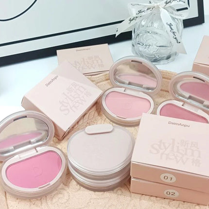 AimAnpu Monochrome Honey Powder Blusher High Gloss Natural Brightening Rouge Setting Cream