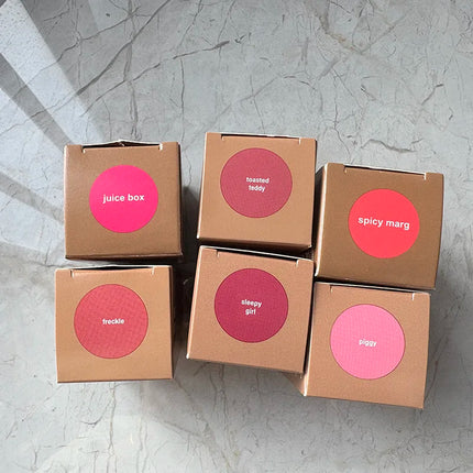 6 Colors Makeup Cheek Blush Cream Blusher Stick Lip Gloss Phone Case For iPhone Toast SALTY TAN Raspberry Espresso Lipstick INS