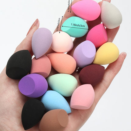 10/20/30/50/100Pcs Mini Makeup Sponge Set, Dual-Use Wet/Dry Beauty & Blenders for All Skin Types