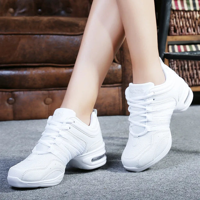 Large Size Women's Dance Shoes Soft Outsole Woman Breath Jazz Hip Hop Shoes Sports Sneakers Ladies Girl Modern Jazz Dancing 2025