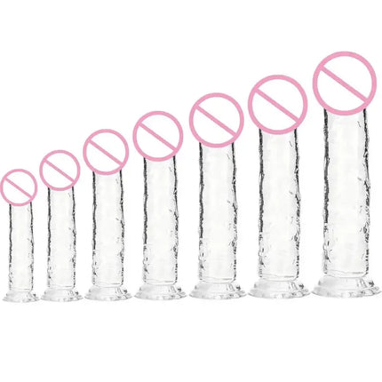 7 Sizes Dildo With Suction Cup Huge Jelly Dildos Sex Toys For Woman Men Fake Dick Big Penis Anal Butt Plug Sex Shop 18+