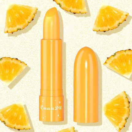 Fruit Color Changing Cherry Red Jelly Lipstick Moisturizing Temperature Change Peach Lip Blam Korean Makeup for Women Lips Care