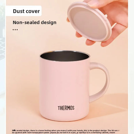 THERMOS Mug 450ml Handle Mug, Keep Cold & Keep Hot Stainless Steel Thermos, Leakproof Coffee Mug & Milk Cup for Office,BPA Free
