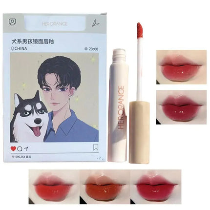 5PCS/set Lipstick Matte Water Light Lip Glaze Cigarette Case Non-stick Cup Long Lasting Lip Gloss Korea Lips Makeup Cosmetic