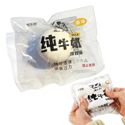 Milk Toy Squishy Fidget Toy Stress-Relief Slow Rebound Stress Relief Toy Gift Reusable Sensory Stress Reliever For Anxiety